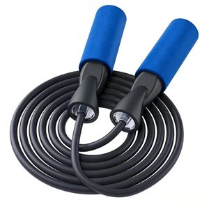 Adjustable Jump Rope, Foam Handle Skipping Rope for Fitness, Cardio Workout, Weight Loss, for Adults Kids Men Women