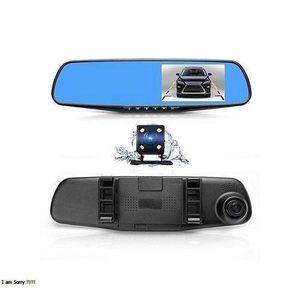 Rear-view Mirror In Car Camera DVR Dual Dash Cam