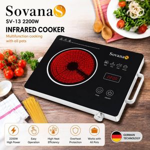 Infrared Cooker -2200W Electric Ceramic Cooktop 