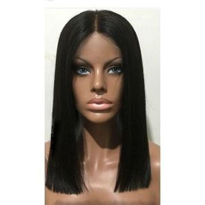 Lace Closure Blunt Cut Wig