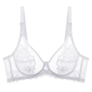 Meizimei Ultra-thin Cup Sexy Lace Underwear Transparent Bra for