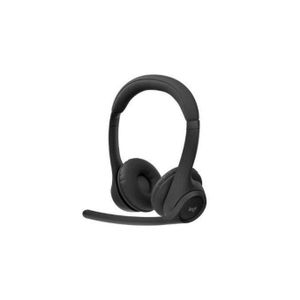 Logitech Zone 300 Wireless Bluetooth Headset With Noise-Cancelling Microphone, Compatible with Windows, Mac, Chrome, Linux, iOS, iPadOS, Android – Midnight Black