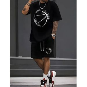 Mens Matching T-Shirt and Shorts Set 2 Piece Summer Short Sleeve Sweatsuits Co Ord Crewneck Shirts Jogging Shorts with Drawstring Athletic Top Bottoms Workout Sets Lapel Activewear Tracksuit