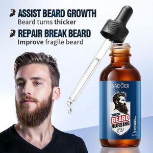 SADOER BEARD GROWTH MULTI NOURSHING OIL - FWH Sandalwood Beard Oil Promotes Beard Growth & Reduces Itch Natural Beard Conditioner Men Beard Oil Facial Hair Growth Mustache Beard Fast Repair Growth Oil Essential Facial Rapid Beard Growth Oil 55ml
