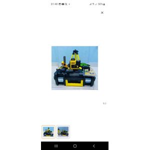 Dewait Complete Set of 16 Lines (4D) Laser Level 360 Rotary and Self Leveling 
