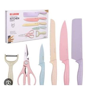 6 Pcs Sets Of Kitchen Knives 