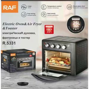 RAF 25L Electric Hot Air Airfryer/Oven with accessories 3 in 1