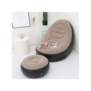 Index Inflatable Relaxing Air Sofa Chair + Foot Rest + Pump