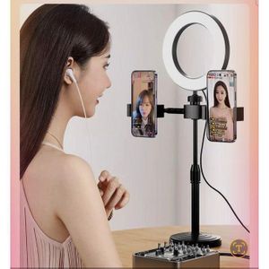 Desktop Selfie ring light phone holder live ligh