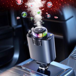 Starlight Retractable Car Charger with Car Aromatherapy Essential Oil Diffuser