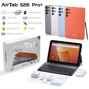 Bebe AirTab S26 Pro Plus 5G Tablet, 10.1 Inch FHD, 24GB RAM, 1TB ROM, 10000mAh Battery, Keyboard and Mouse