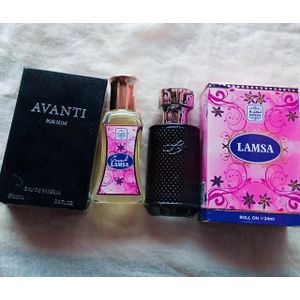AVANTI forhim 25ml and Lamsa oil perfume 24ml (2 items)