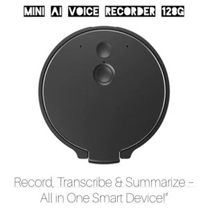 Caleocom Mini AI Voice Recorder 128g – Smart Audio Recorder with Transcription, Translation & Call Recording.