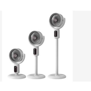 Smart Standing Fan with Remote Control, 5 Speed Circulating Air Floor Fan, 8 Timer Settings Pedestal Fan, Quiet Powerful Airflow Fan for Bedroom, Living Room, Office, Home Cooling