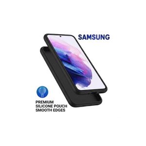 Samsung Galaxy A16 Premium Liquid Silicone Case Ultra-Slim Shockproof Soft Rubber Protective Pouch Cover with Smooth Edges & Anti-Scratch Soft Microfiber Lining - Black