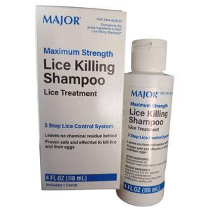 Major Maximum Strength Lice Killing Shampoo - 118 ML