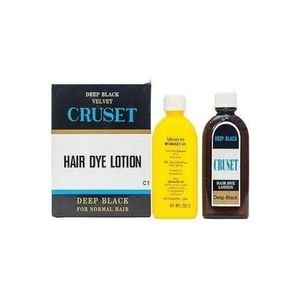 Cruset Deep Black Velvet Hair Dye Lotion