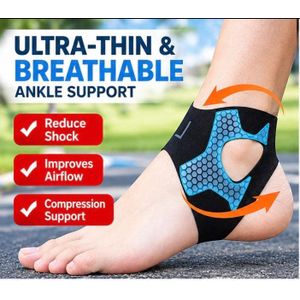 Pain Relief Ankle Brace Adjustable Ankle Support Strap Purp