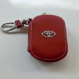 Toyota Leather Purse Key Holder -Red