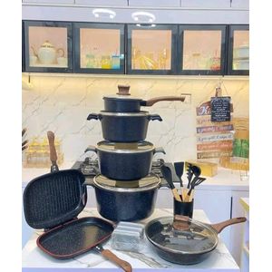 6 pics of Granite pots