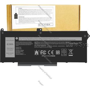 DELL RJ40G Laptop Battery for Latitude 14 5420, Latitude 15 5520 & Precision 15 3560 Series (63Wh) - Compatible Model Numbers: RJ40G / 01K2CF / 075X16 / WY9DX / 0WK3F1 / 0M3KCN / 005R42