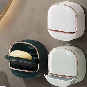 PUNCH-FREE WALL MOUNTED DRAIN SOAP BOX