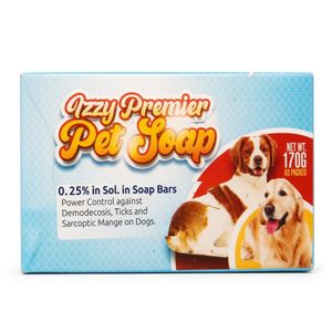 Izzy Premier Antiseptic Dog Soap for Tick, Flea, Dermodecosis & Mange Control