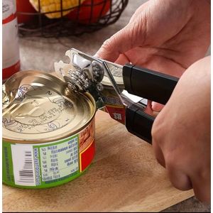 Clo 1pc, 3in1 Can Opener, Powerful Can Opener, Multifunctional Jar Opener For Seniors, Weak Hands, Multi Functional Manual Can Opener For Home, Kitchen, Restaurant, Kitchen Gadgets,  Items, Chrismas Party Supplies Kitchen Accessories