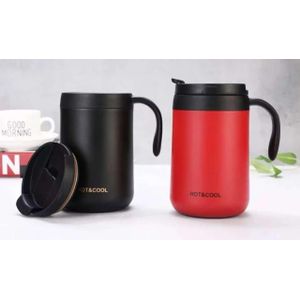 500ML Insulated Travel Mug with Lid Handle. 1Pc