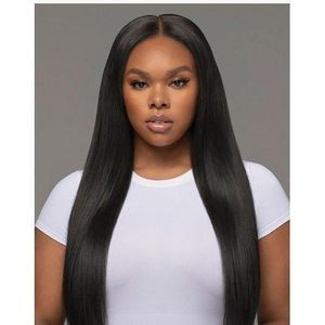 Pure Straight Wig With Closure  - 1b