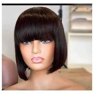 Classy Fringe Short Straight Wig