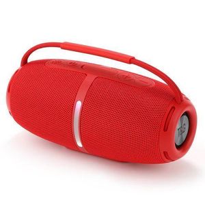 T&G TG-686 Mini Portable Wireless BlueTooth Hifi Stereo Sound Column Subwoofer Music Center Fm Radio Speaker IPX5 RED