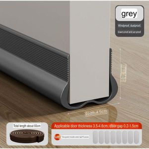 VC Adjustable Bottom Door Seal Door Seal Draft Stopper Anti-Cold Seal Draft Guard Seal - Flexible PVC Bottom Door Sealing Strip Door Gap Restrictor - NOISE & DUST PROOF DOOR GUARD