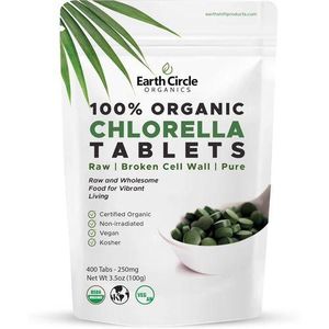 Earth Circle Organics Chlorella 400 Tablets