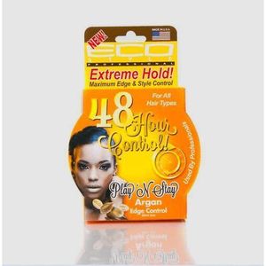 Eco Style Long Lasting Eco Play' N Stay Edge And Style Control Gel Argan Oil 3 Oz
