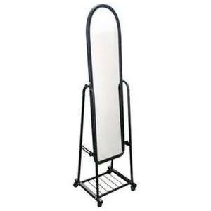 Mobile standing mirror