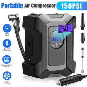 150PSI Portable Digital Tire Inflator Car Air Compressor