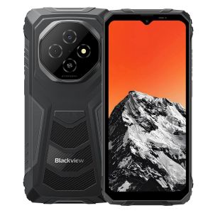 Blackview FORT 1 Rugged Smartphone 6.56 HD Display 4GB RAM  128GB ROM 10000mAh Battery 4G Dual SIM Android 15 Octa Core T615 1.8GHz Black