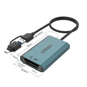 Onten OTN-P2 2-in-2 CFexpress Card Reader