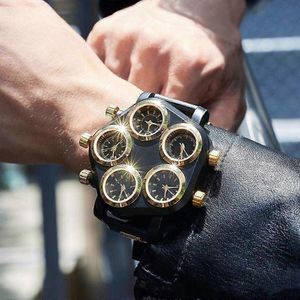 Super Fancy Combination Time Trend & Sophisticated Unique Luxury  Wrist Watch For Rugged Big Men 001