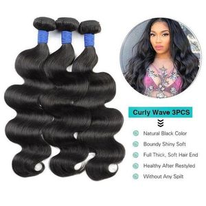 Curly Body Wave 4bundle Original Hair