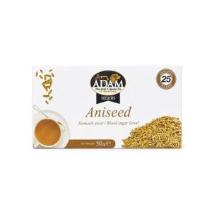 Adam Natural Aniseed Herbal Tea For Stomach Ulcer & Blood Sugar Level 50g
