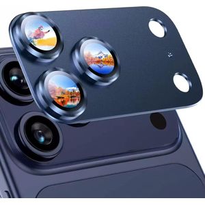 Original metal tempered glass camera protector for iPhone 17 pro max protection phone lens aluminum accessories 