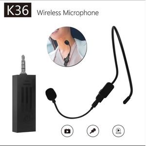 K36 Wireless Microphone – 2.4GHz Wireless Headset Microphone for Teaching, Presentations, Live Streaming & Public Speaking