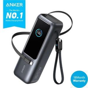 Anker Built-In and Retractable Cables 165W 25000mAh Fast Charging Battery Pack Ultra Fast Portable Laptops & Phones Power Bank