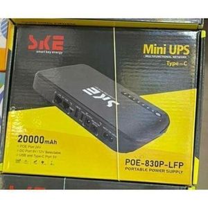 SKE POE-830P Mini DC UPS POE Router Power Bank 20000mAh For WIFI Router & CCTV