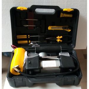 Heavy Duty Portable 12V 150 PSI Car Van Tyre Air Compressor Inflator Pump High Speed Double Cylinder Pump