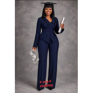 Stunning and beautiful corporate trouser suit for smart Ladies