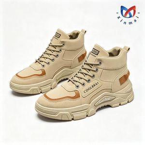 New and Best-Selling Fashionable Men's Sneakers, Work Boots, and Outdoor Shoes—Khaki