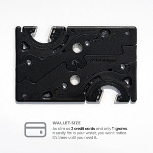 Pocket Tripod - Card-Size Stand, for iPhone, Matte Black Universal Kit